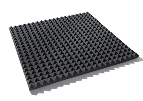 Schaumstoffpyramidenplatte Akustik 100x100 cm, 40 mm hoch Absorber Schallschutz