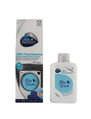 CARE+PROTECT – Wäscheparfüm Blue Wash für die Waschmaschine / 100 % Pure Essence / Konzentrierter Wäscheduft / universell einsetzbar / lang wirkender Duft / 100 ml für ca. 20 Waschgänge
