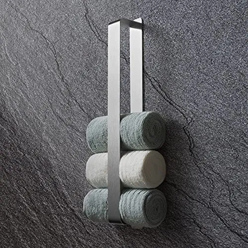 Handtuchhalter Ohne Bohren, Gästehandtuchhalter Selbstklebend, Edelstahl Handtuchstange Wandmontage 42CM