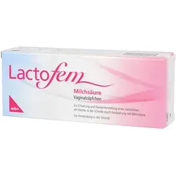 Lactofem Milchsäure Vaginalzäpfchen 14 St
