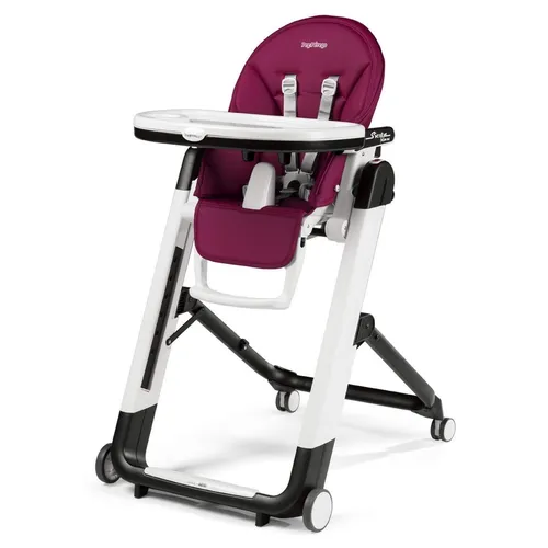 PEG PEREGO Siesta Follow Me Hochstuhl mit Liegefunktion, 0-15 kg, Beere