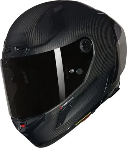 NOLAN Motorradhelm X-804 RS Ultra Carbon Puro 2025 - XL (62) - Motorradhelm aus leichter Carbon-Außenschale, kratzfestes getöntes Visier und herausnehmbare Innenschale für optimalen Komfort und Sicherheit.