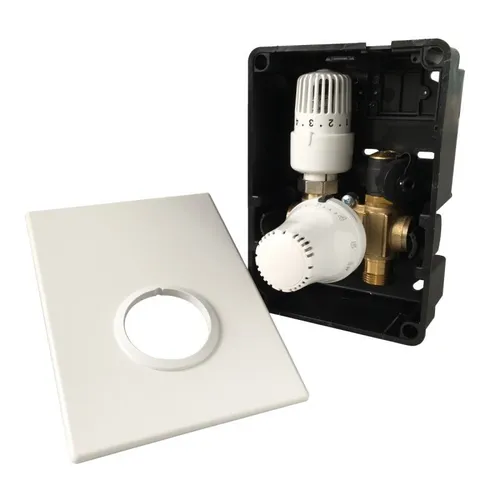 HoWaTech Regelbox TH-RTL UP | RTL-Ventil mit Thermostat für Warmwasser Fußbodenh