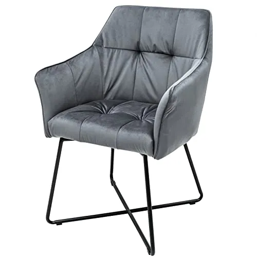 riess-ambiente Polsterstuhl LOFT silbergrau / schwarz in silber von Riess-Ambiente