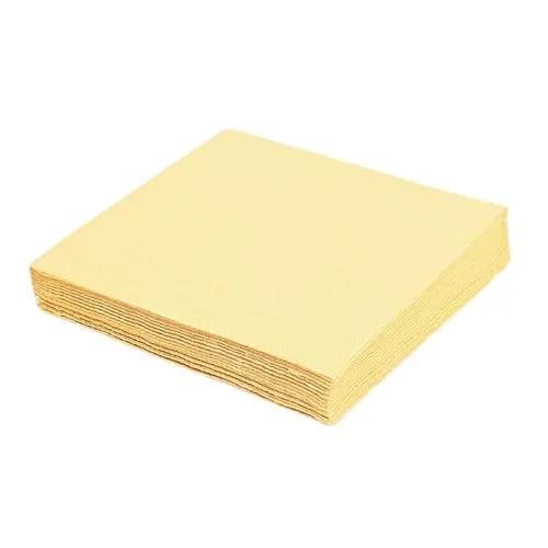 Servietten Restauranttücher Tischservietten PAP 24x24cm 1/4 Falz 2-lagig nach Wahl (Champagner) 250