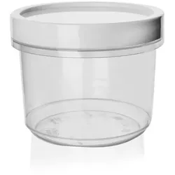 Lunchbox mit Silikondichtung zur Aufbewahrung frischer Lebensmittel - Weiß