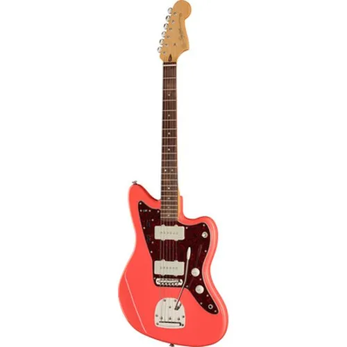 Squier CV 60s Jazzmaster LRL B-Stock - B-Stock Jazzmaster E-Gitarre in Tahitian Coral; ideal für kreative Musiker mit vielseitigen Klangmöglichkeiten und Vintage-Style Brücke.