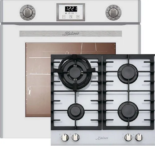 Kaiser EG 6374 W Gas Backofen 79L autark mit Gas-Kochfeld von Kaiser