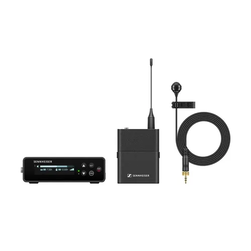 Sennheiser EW-DP ME4 SET, Tragbares Digital-Wireless-Set - Mikrofon-Sets mit digitaler UHF-Übertragung für Filmemacher und Content Creator. Bietet herausragende Audioqualität und intelligente Fehlerbenachrichtigungen für effiziente Workflows.