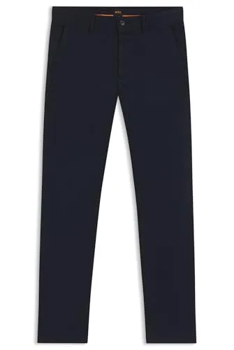 BOSS Herren Chino_Slim, Dark Blue404, 36W / 34L EU von BOSS
