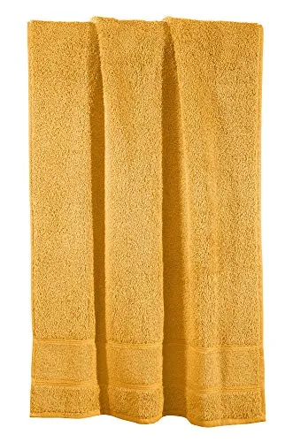 Erwin Müller Handtuch Karlsruhe 100% Baumwolle Sonnengelb Größe 50x100 cm - extrem saugstark, leicht, flauschig weich, hautschmeichelnd (weitere Farben)