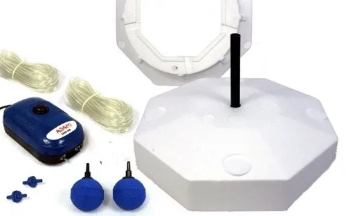 Pondlife MK-9502 Eisfreihalter Anti Ice Komplett Set, Eisfrei Belüfter Garten Te