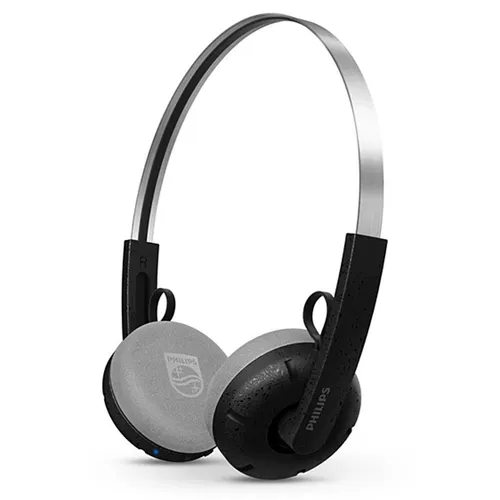 Philips TAH2000BK Schwarz The Ringo On-Ear Kopfhörer - Bluetooth On-Ear Kopfhörer in elegantem Schwarz, ideal für kabellosen Musikgenuss und unterwegs.