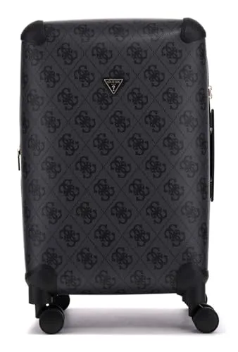 GUESS Trolley 22 In 8-Wheeler Coal Logo dunkelgrau 64cm in grau von GUESS