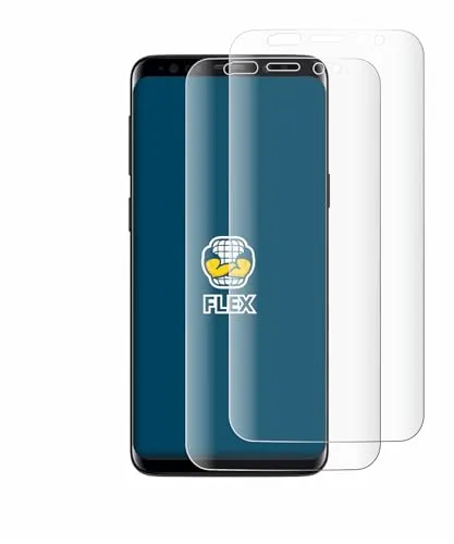 BROTECT 2 Stück Full-Cover Schutzfolie für Samsung Galaxy S9 Full-Screen Displayschutz-Folie [3D Curved, Anti-Fingerprint, Kristall-Klar]