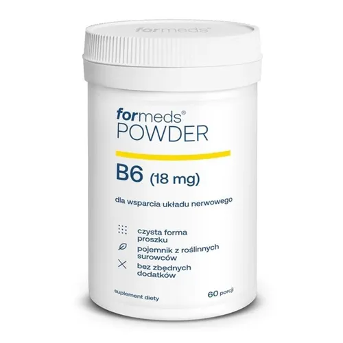 Formeds Pulver B6 Vitamin B6 Pulver für das Nervensystem, 60 Portionen