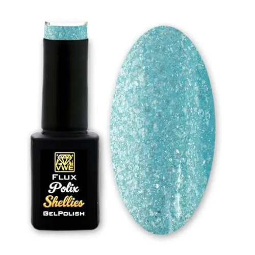 Gel Polish Flux Polix Shellies - pearly lagoon, 12ml