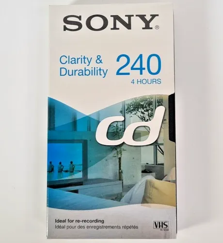 SONY CD 240 VHS Videokassette E-240CDG 240 Minuten OVP Leerkassette NEU