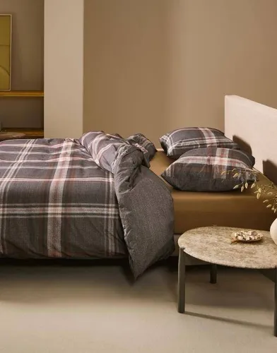 ESSENZA Bettwäsche Valentina Grau 155x220 + 1x 80x80 cm von Essenza