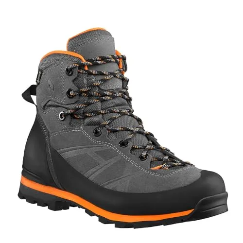 HAIX Ramble GTX grey-orange - Der perfekte Wanderschuh für Forstprofis - Wanderschuhe mit wasserdichter GORE-TEX Membran, bieten höchsten Komfort und schützen Deine Füße zuverlässig bei jedem Abenteuer.