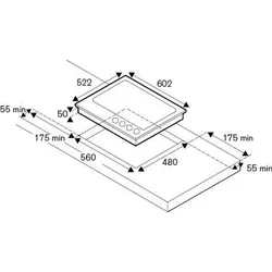 Bertazzoni La Germania P6801D9X/19 Kochfeld Edelstahl Integriert 60 cm Gaskochfeld 4 Zone(n) - Silber