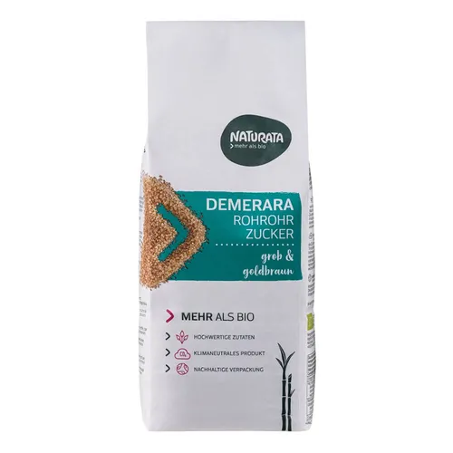 Demerara Rohrohrzucker - grob & goldbraun 500g | NATURATA