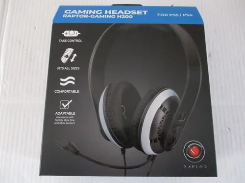 Raptor Gaming H200 RG-H200-B Headset Kopfhörer schwarz 3,5 mm Anschluss-