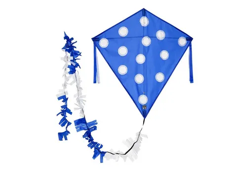 Wolkenstürmer Flug-Drache Eddy Pünktchen (blau), (1-tlg)