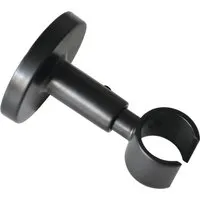 Schöner Wohnen Deckenträger für Gardinenstangen Ø 20 mm Schwarz Matt