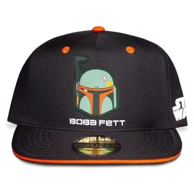DIFUZED - THE MANDALORIAN - BOBA FETT - BOUNTY HUNTER Snapback - Merchandising Kappe für Fans von THE MANDALORIAN, mit coolem Boba Fett Design und verstellbarem Snapback-Verschluss für perfekten Sitz.