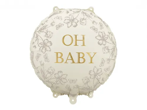 Balon foliowy pastylka Oh Baby, 35x35 cm, mix 1 op. / 1 szt. PART 5904555086340