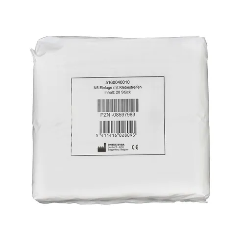 N5 Einlagen mit Klebestreifen, 224 Stück