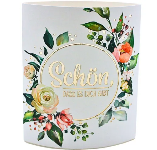 Dekohelden24 LED Dekolicht Poesielicht Nachtlicht Stimmungslicht mit Timer., cm.