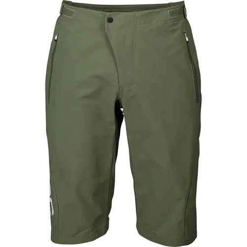 POC Herren Essential Enduro Shorts Epidote Green, XL EU - Velohosen aus leichtem, strapazierfähigem Nylongewebe mit Stretch-Effekt und präziser Mountainbike-Passform, ideal für Radfahrer und kompatibel mit POC-Knieschützern.