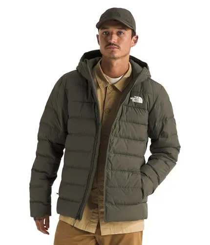 The North Face Herren Aconcagua 3 Hoodie Jacke - Oliv, Größe S - Skitourenjacke mit hybrider Isolationsform für optimale Wärme und Bewegungsfreiheit bei kaltem Wetter.