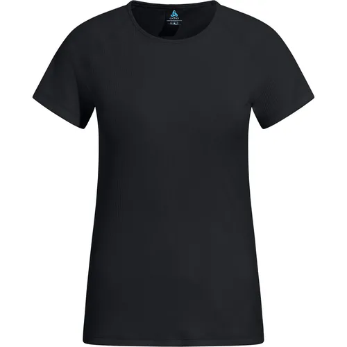 Odlo Women's Active Light Base Layer Top Crew Neck S/S - Schwarz Gr. S - Leichtes Kunstfaserunterwäsche-Top für aktive Outdoor-Abenteuer. Farbe: Schwarz, Größe: S. Ideal für Alltag und Sport. Hochwertiges Material für besten Tragekomfort.