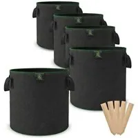 Blumentöpfe & Pflanzgefäße Schwarz von TTL GARDEN