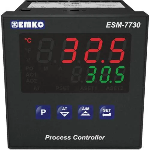 Emko ESM-7730.1.20.0.1/01.02/0.0.0.0 2-Punkt, P, PI, PD, PID Universalregler Pt100, L, J, K, R, S, T, B, E, N, C -200 bis 1700°C
