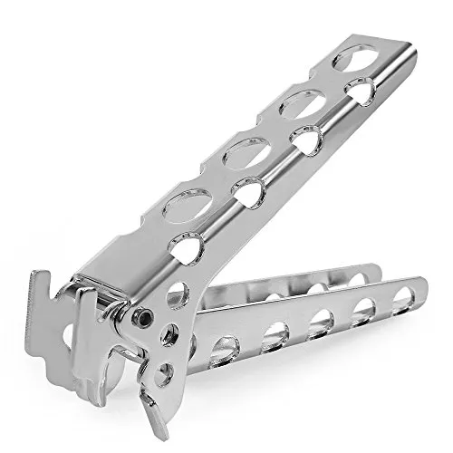 Perfectii Aluminium Griffzange Gripper Greifer Topfzange Griff für Camping Töpfe Pfannen Schüssel