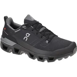 ON CLOUDWANDER WATERPROOF Damenschuhe - Schwarz - 36 - Wasserdichte Trekking-Schuhe für Damen mit atmungsaktivem Futter und robuster Gummisohle. Ideal für Wanderungen und Outdoor-Aktivitäten, bieten hohen Komfort und Flexibilität.