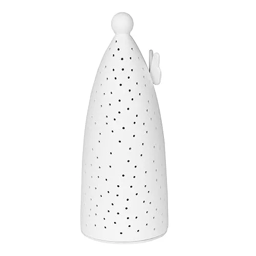 räder Himmelslichter Lichtengel LED Punkte Mittel 0090763 - Tischleuchten – Stilvolle LED-Lichtengel aus unglasiertem Porzellan, verwandelt jeden Raum in eine Wohlfühloase mit sanfter Lichtausstrahlung.