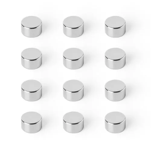 Strong Neodym Magnet Rund 10 x 6 mm - 50 Stück - Extra stark für Kühlschrank und Whiteboard - VIELSEITIGE ANWENDUNG: Diese starken Neodym-Magnete sind perfekt für Kühlschränke, Whiteboards und Bastelprojekte. Jeder Magnet hält bis zu 3,5 KG. IDEAL FÜR DEN ALLTAG: Nutzen Sie sie zum Organisieren von Notizen oder für kreative Experimente.