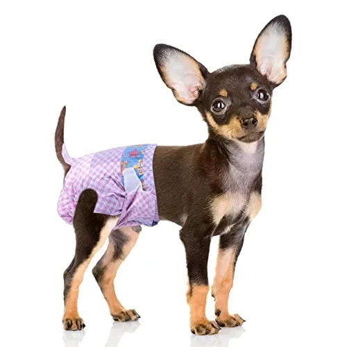 Flying Paws Einwegwindeln für Hunde, geeignet für Hunde und Katzen, verstellbare Einwegwindeln von 10–40 Stück (XS-40 Stück)