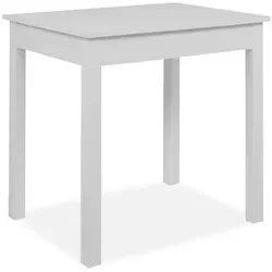 smart Esstisch Bob, weiß, 67 cm Breite - Der smarte Esstisch Bob in Weiß bietet ein kompaktes Design mit einer Breite von 67 cm und einer Höhe von 76 cm. Pflegeleichte Oberfläche und hohe Materialqualität machen ihn ideal für kleine Räume. Erhältlich in 3 Größen und 2 Farben.
