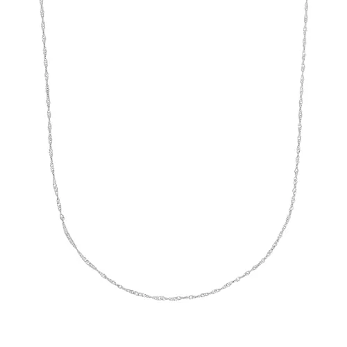 Amor Collier 925 Sterling Silber Damen Halsschmuck, 45 cm, Silber, Kommt in Schmuck Geschenk Box, 9417018