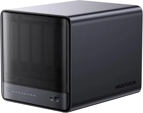 MINIS FORUM N5 Pro 5-Bay Desktop NAS mit Ryzen AI 9 HX Pro