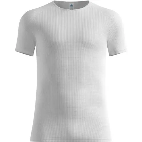 Odlo Active Light T-Shirt 141512-10000 – Kurzärmliges Funktionsunterhemd in Weiß, Größe XL - Leichtes und atmungsaktives T-Shirt aus 100% recyceltem Polyester, ideal für aktive Tage und vielseitigen Einsatz.