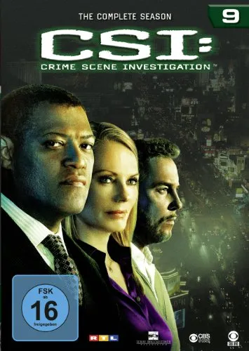 CSI: Crime Scene Investigation - Season 9 [6 DVDs] - Spannende Krimiserie, freigegeben ab 16 Jahren, perfekt für Fans von Ermittlungen und forensischen Rätseln.