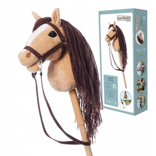 Hobby Horse A4 Beige mit Zubehör - HOPPIHORSE Set
