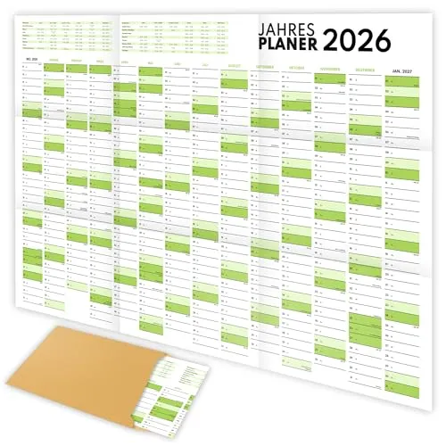 XXL Wandkalender 2026 groß (90x60cm)